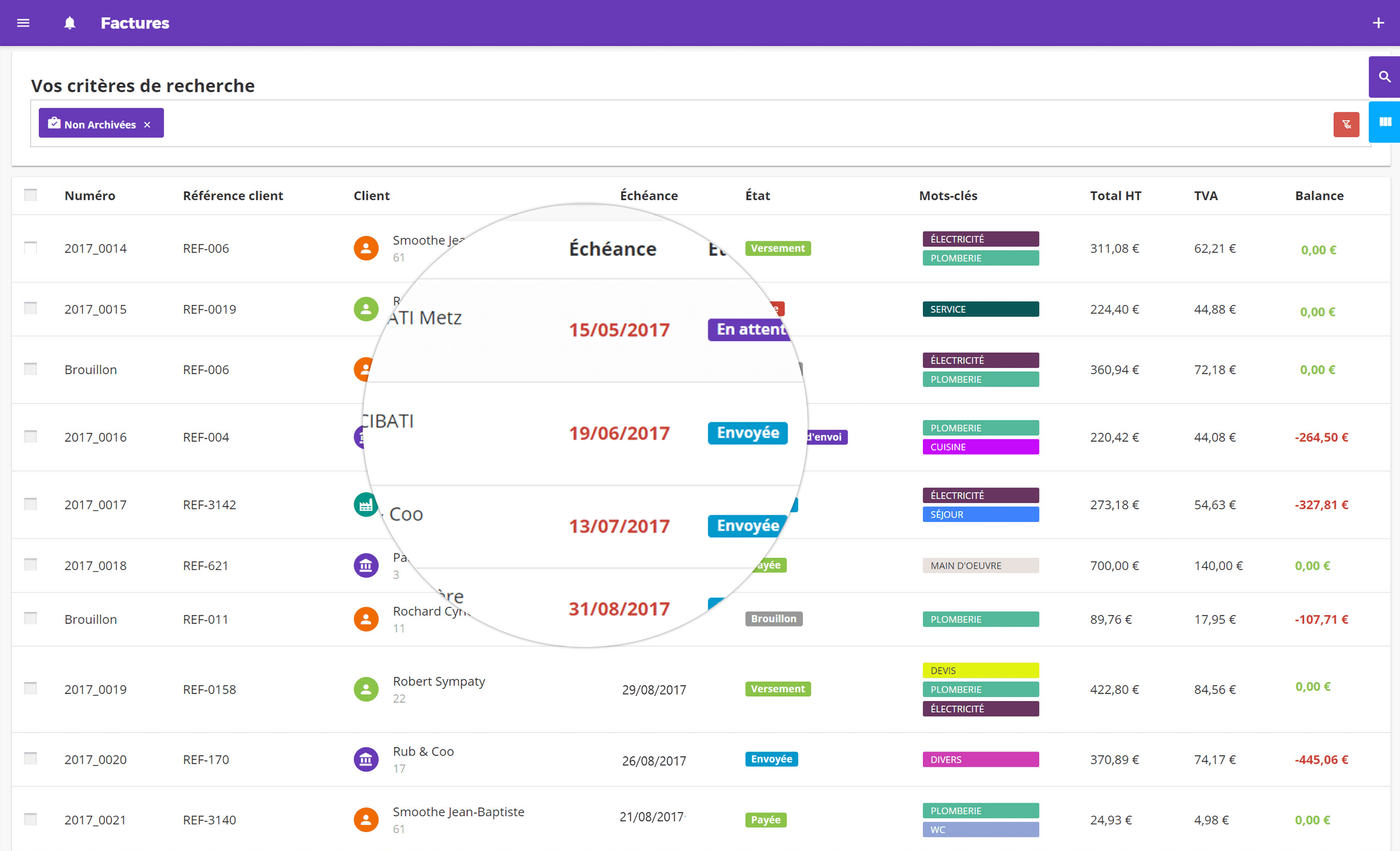 Création de récurrence d'intervention avec SOLITECH